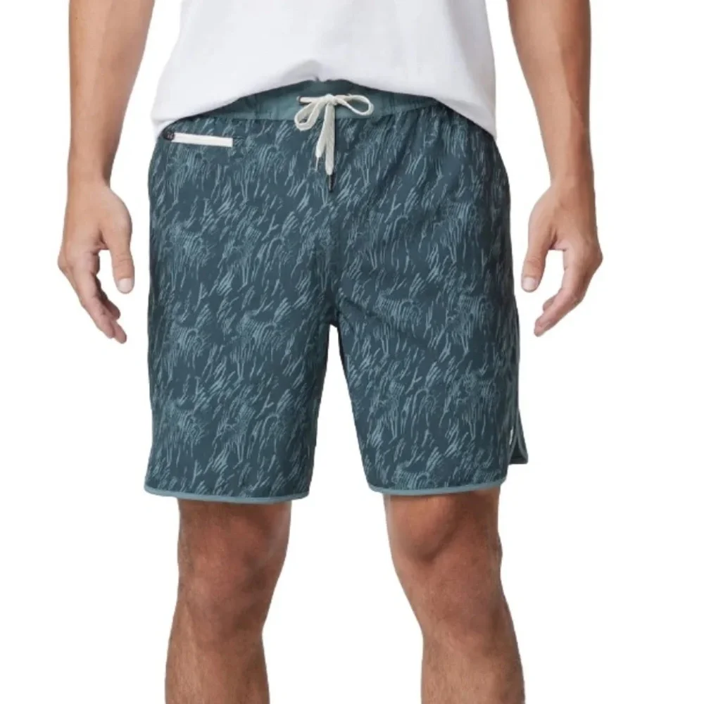 Vuori Men's Banks Shorts Unlined 7.5 in Kashmir Flux Size Large